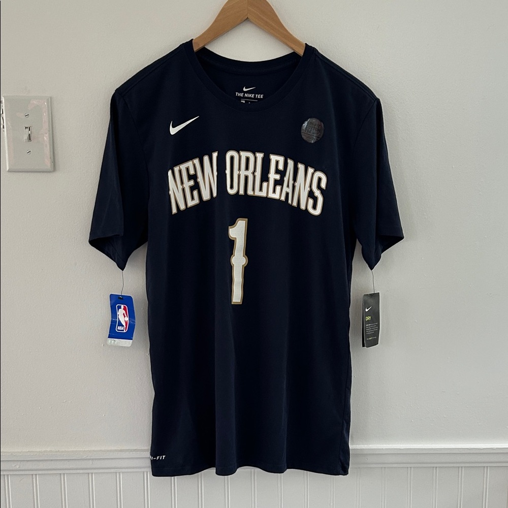 Nike New Orleans Williamson Navy Basketball Jersey-Large. NWT